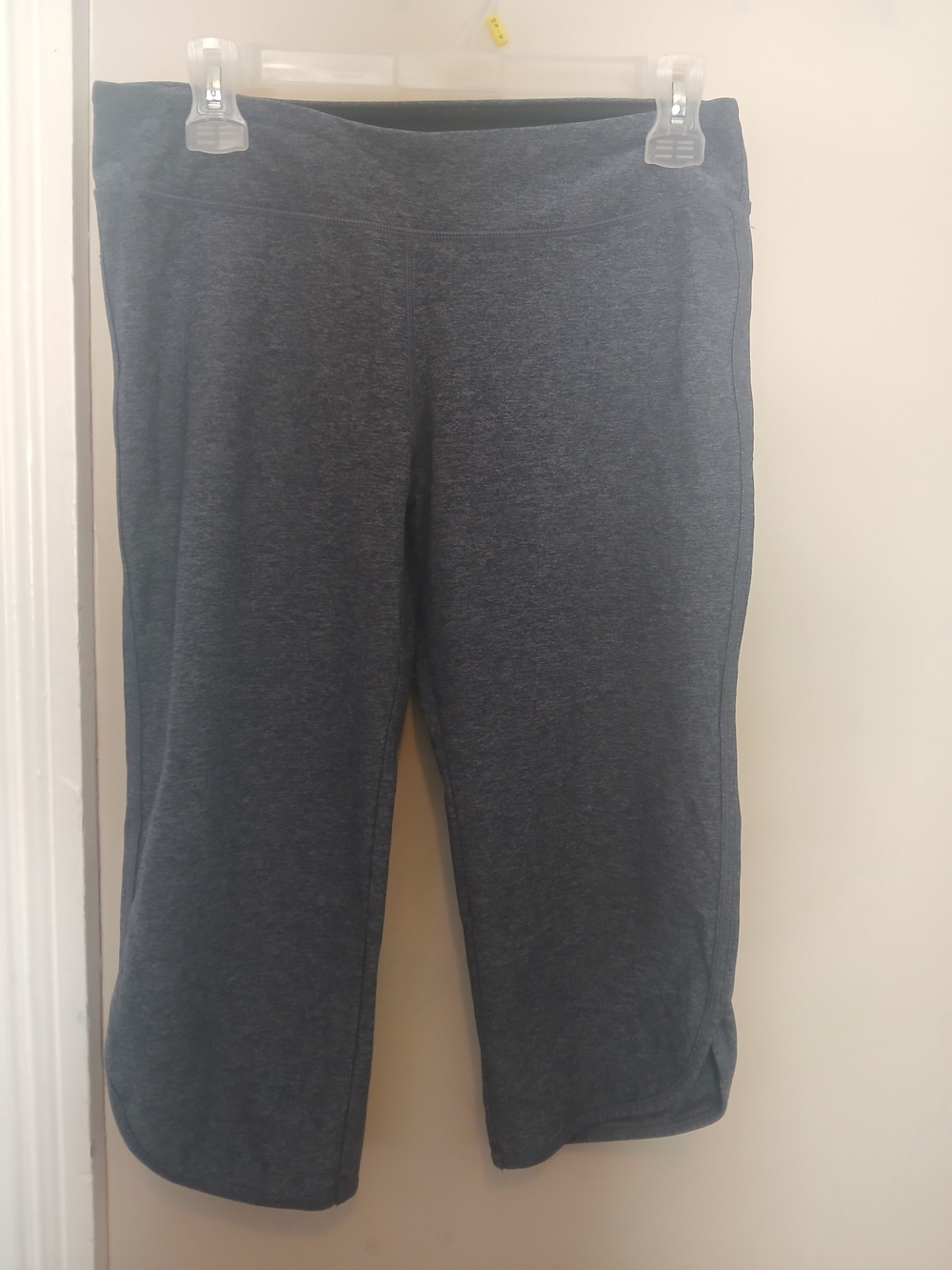 Tuff Athletics Dusty Navy Blue Active Capri Pants